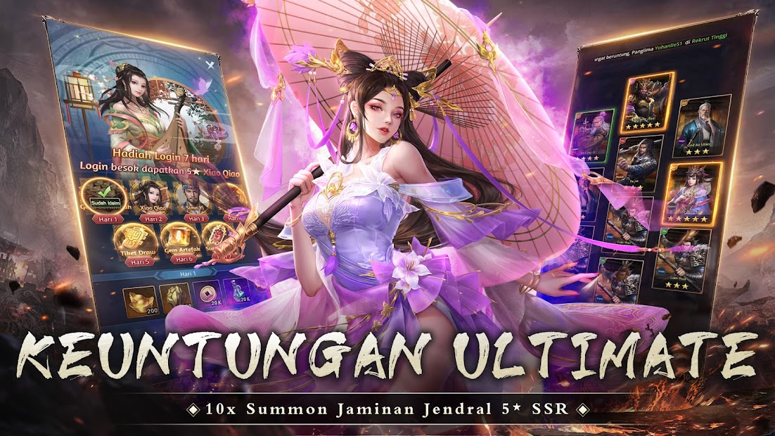 Idle Dynasty - Langsung Dapat 5* SSR Jendral PC