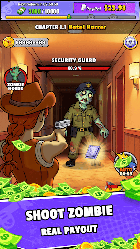Shoot Zombie: Earn Real Money