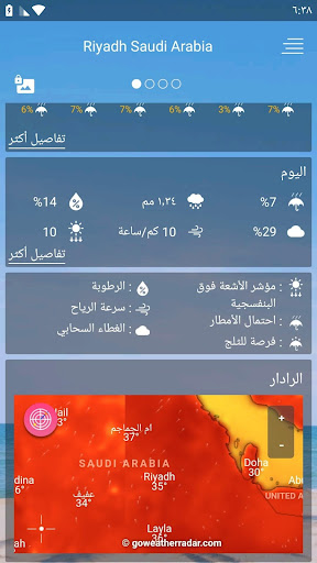 النشرة الجوية الحاسوب