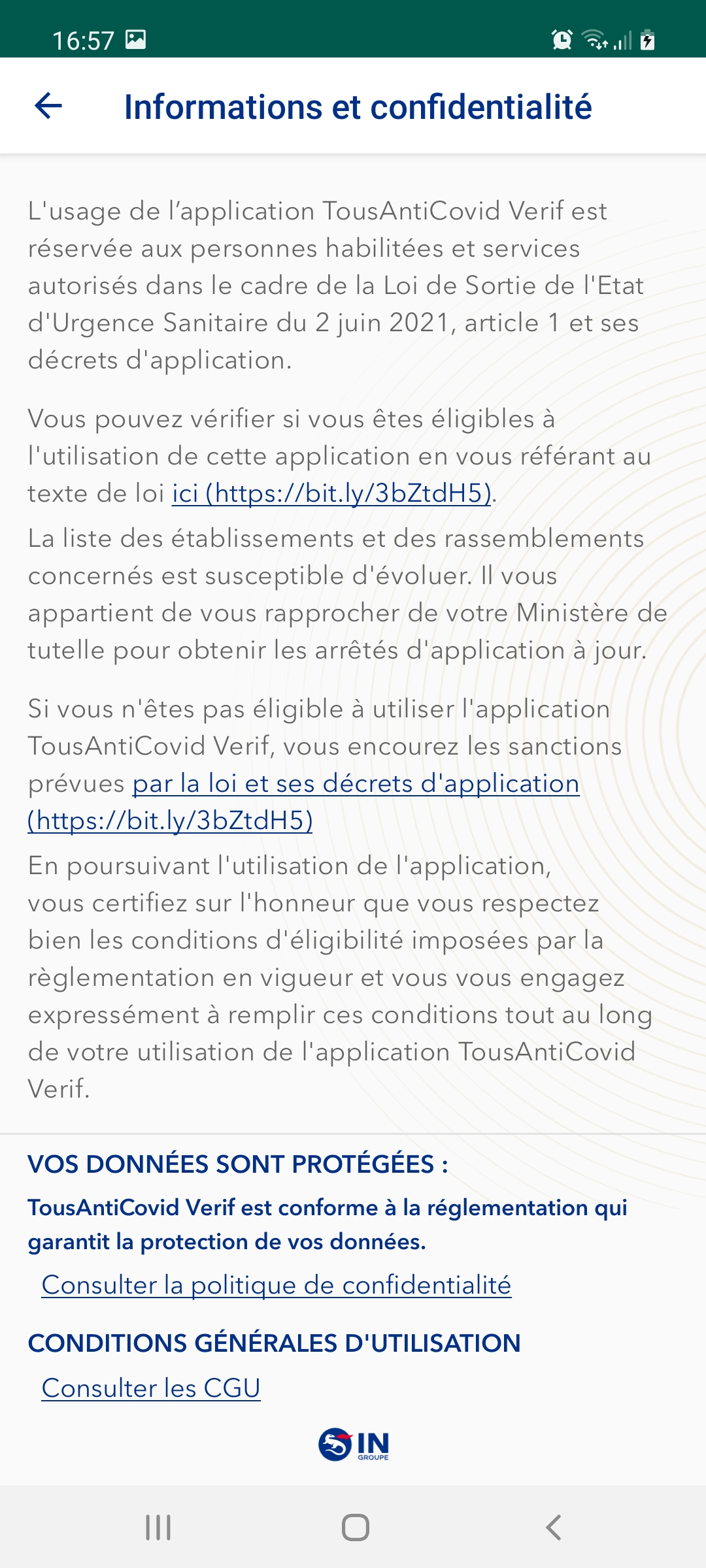 TousAntiCovid Verif PC