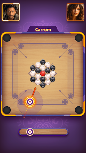 Carrom Go-Disc Board Game
