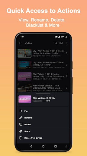 WX Video Manager- Video Player