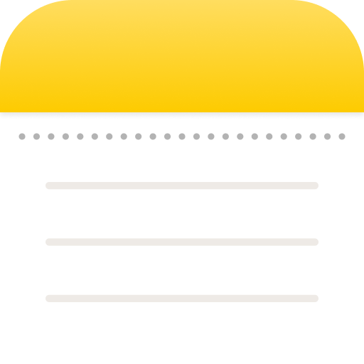 Notas - Bloco de notas iOS 18 para PC