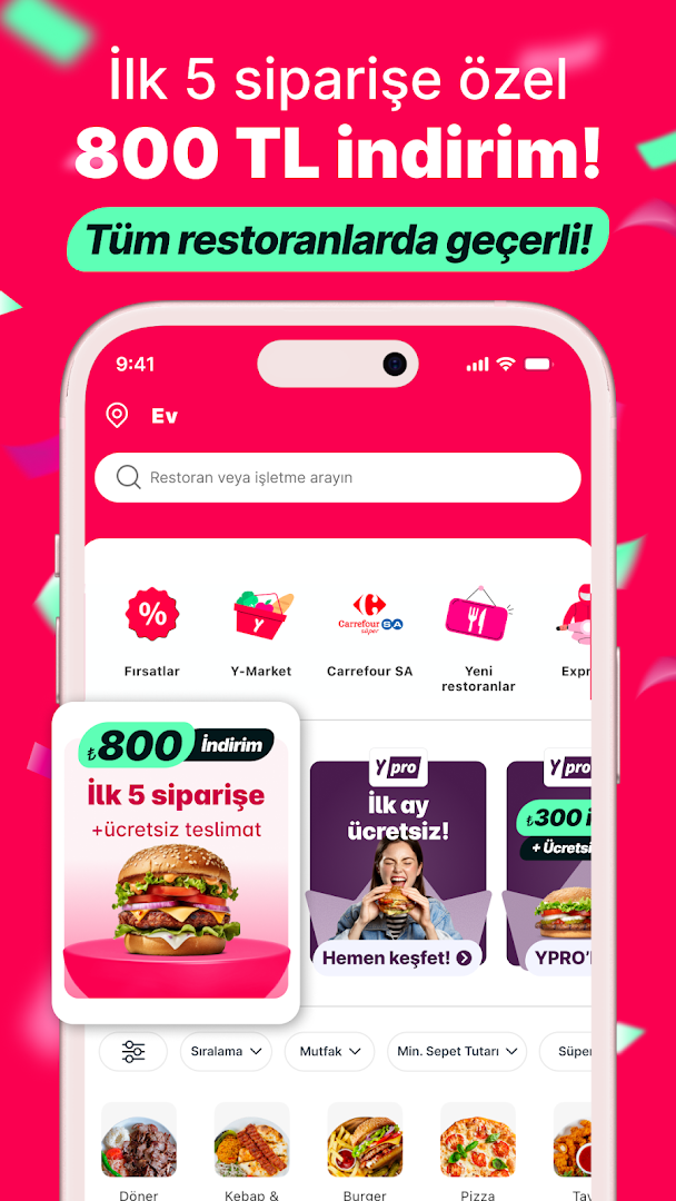 Yemeksepeti - Yemek & Market Siparişi PC