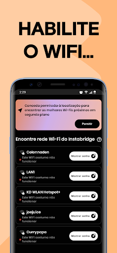 Senha WiFi grátis Instabridge para PC