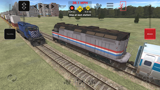 Train and rail yard simulator الحاسوب