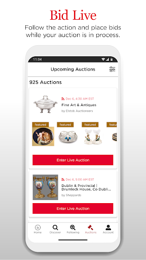 Invaluable Auctions: Bid Live PC