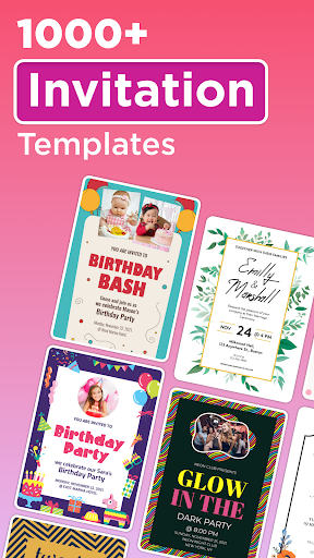 Invitation maker & Card Design الحاسوب
