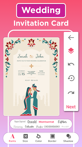 Invitation maker & Card Design الحاسوب
