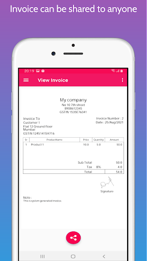Invoice Book پی سی