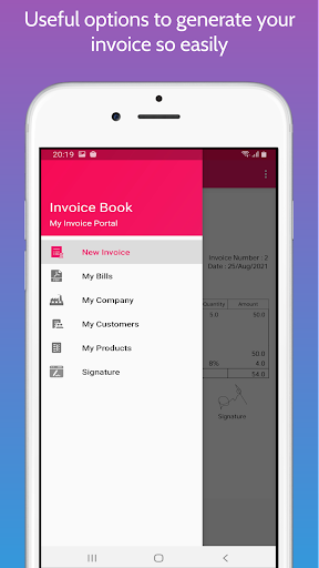 Invoice Book پی سی