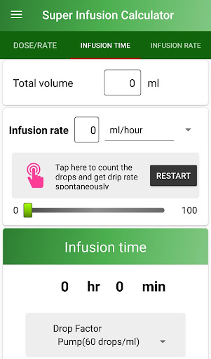 Super Infusion Calculator PC