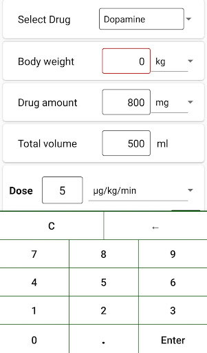 Super Infusion Calculator PC