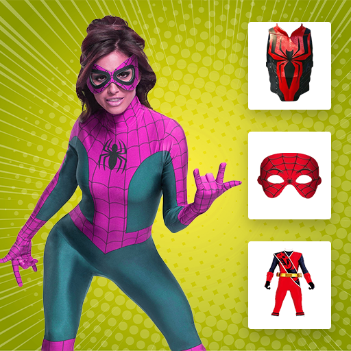 komputer Superhero Photo Camera Editor