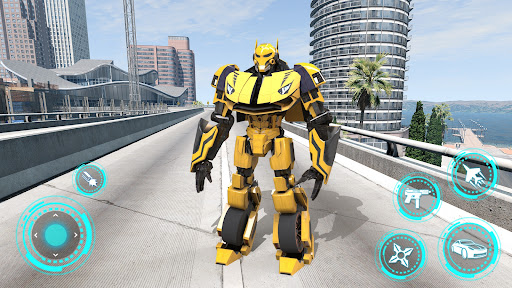 Robot War: Car Transform Game PC