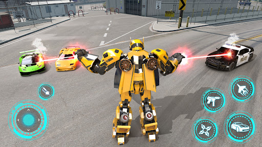 Robot War: Car Transform Game PC