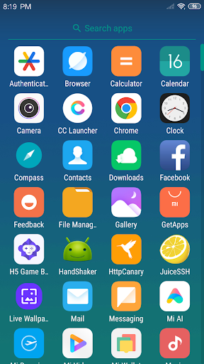 X Launcher الحاسوب