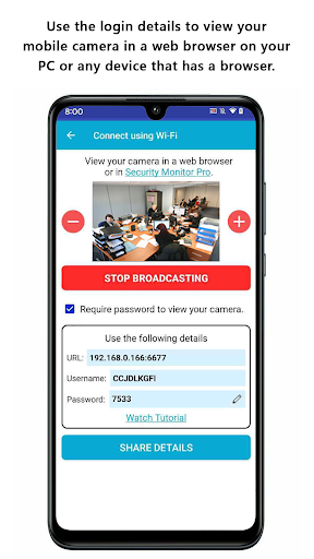 IP Phone Camera الحاسوب