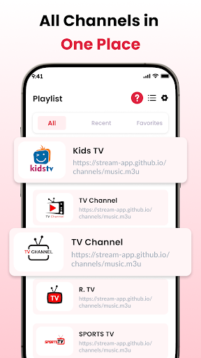 IPTV Online Player: Live TV