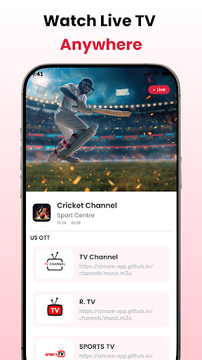 IPTV Online Player: Live TV