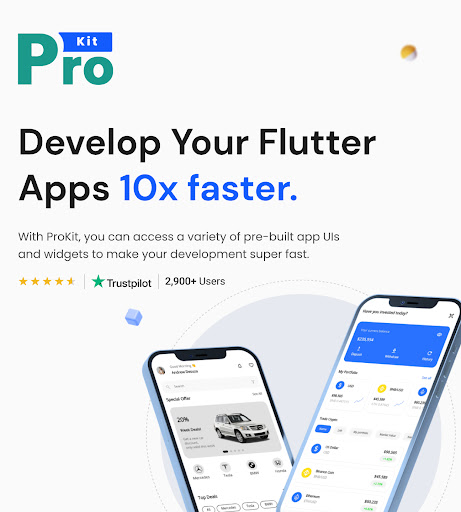 ProKit Biggest Flutter UI Kit پی سی