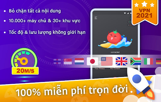 VPN Tomato miễn phí | Điểm truy cập nhanh nhất