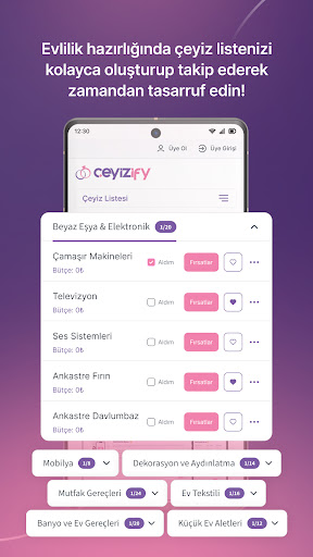 Çeyizify -Çeyiz Takip Asistanı PC