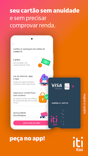 iti Itaú: conta digital pra pagar e transferir