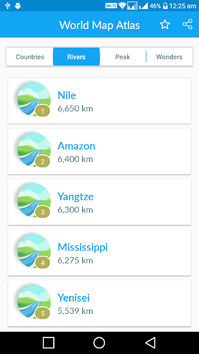 komputer Offline World Map