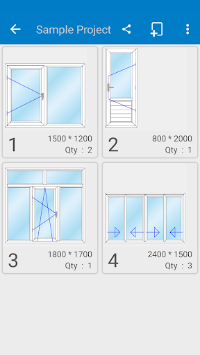 PVC and aluminium window and d PC