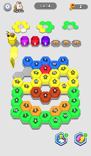 Bee Out - Hexa Away Puzzle