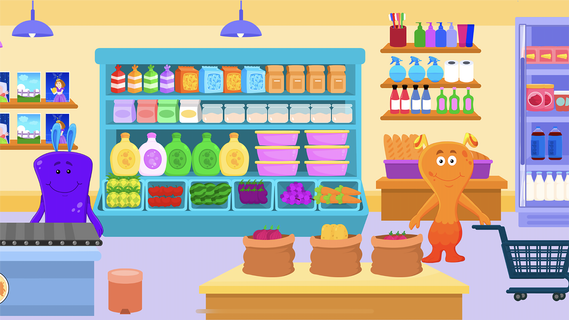 My Monster Town - Supermarket Grocery Store Games para PC