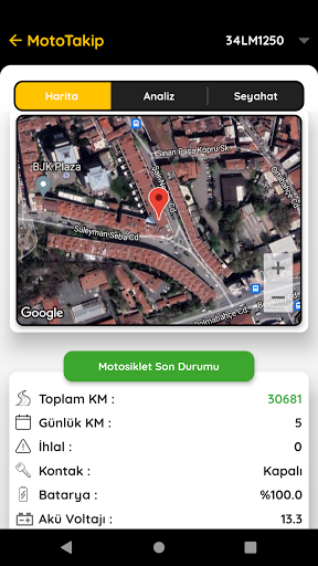 Motorist Takip Sistemleri PC