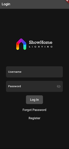 ShowHome Lighting Cloud App PC