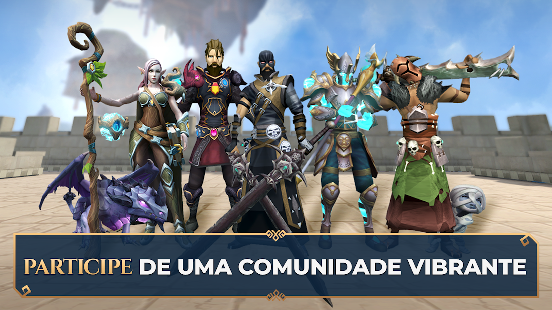 RuneScape - MMORPG de fantasia com mundo aberto para PC