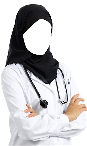 Women Hijab Doctor PhotoFrames PC