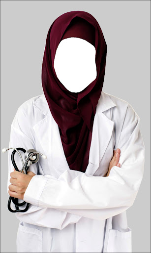 Women Hijab Doctor PhotoFrames PC