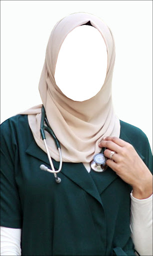 Women Hijab Doctor PhotoFrames PC