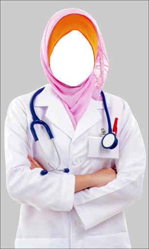 Women Hijab Doctor PhotoFrames PC