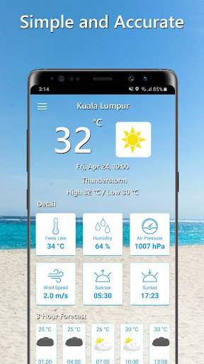 Temperature Today: Weather App PC