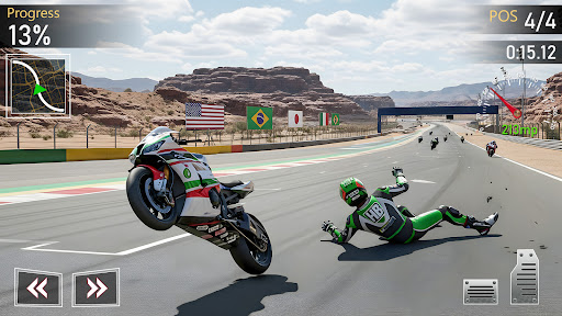 komputer Motorbike Games Bike Racing 3D
