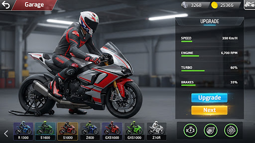 komputer Motorbike Games Bike Racing 3D