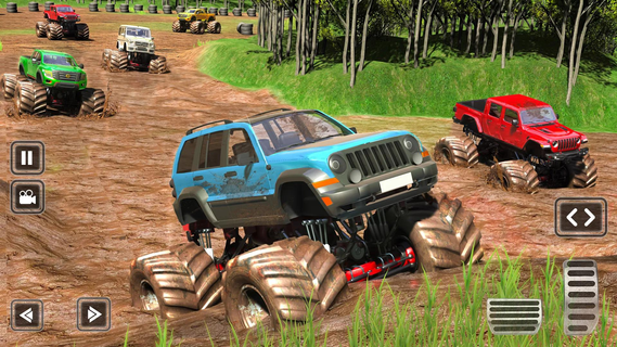 कीचड़ में ट्रक चलाने वाला गेम PC