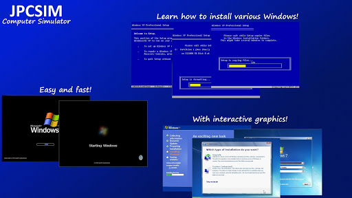 JPCSIM - PC Windows Simulator PC