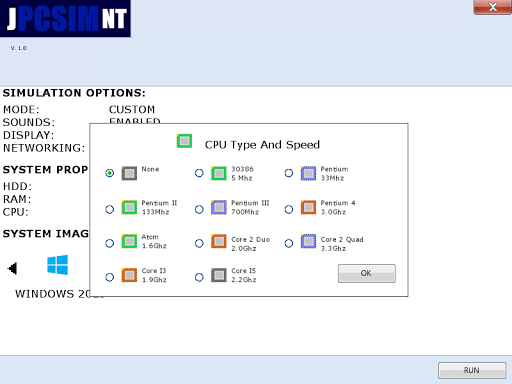 JPCSIM NT - Server Simulator ПК