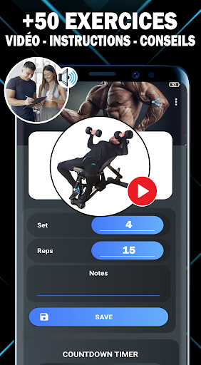 Gym Fitness Workout Planner PC