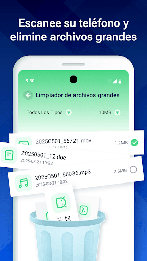 Limpiador de archivos basura PC