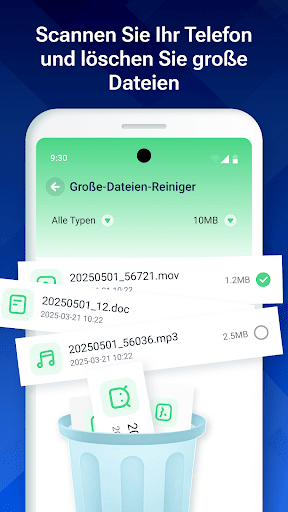 Bereinigung von Junk-Dateien PC