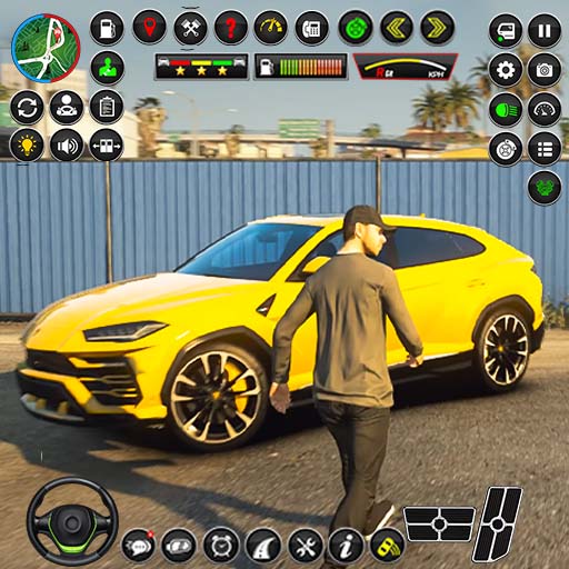 auto parkeren rit simulatie