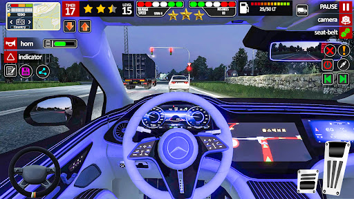 auto parkeren rit simulatie